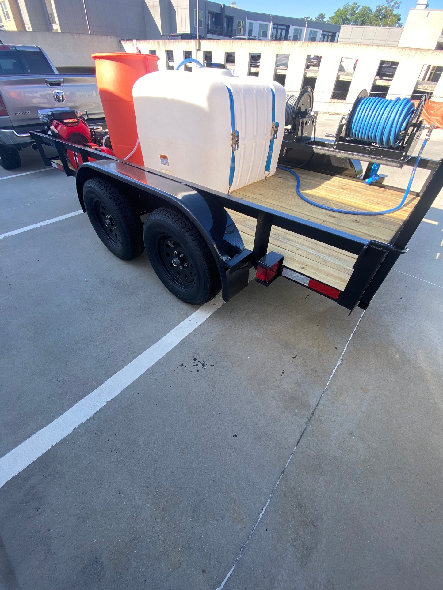 Softwash and Pressure Washing Trailer Tandem Axle